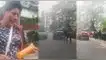 Serenazgo de Miraflores roba mercadería a vendedora y huye corriendo.