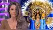 Rebeca Escribens y su reacción tras al desfile de trajes típicos del Miss Universo.