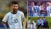 Messi, completamente molesto, se pronuncia tras pelea con uruguayos en La Bombonera.