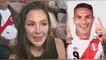Ana Paula Consorte, novia de Paolo Guerrero, va a partido del Perú vs. Venezuela.