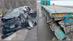 Arequipa: auto con familia a bordo impacta contra tráiler en terrible accidente de tránsito y deja un muerto y 4 heridos.