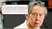 Alberto Fujimori podría no salir en libertad tras la orden de la Corte IDH.