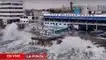 Vecinos se encuentran atemorizados ante fuertes oleajes en La Punta, Callao. La Punta: Oleajes anómalos provocan que olas salgan a las viviendas y levanta el temor entre los vecinos
