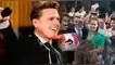 Confunden a Andrés Hurtado con Luis Miguel en su concierto. Andrés Hurtado es confundido con Luis Miguel en su tour en Perú.