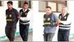 Un patrullero de la comisaría de Oquendo se percata del asalto y logra detenerlos Los agentes PNP les incautaron dos armas y un bloqueador GPS