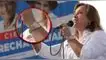 Presidente Dina Boluarte luce costoso reloj en discurso sobre el corte de brechas.