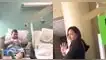 Amante visita a su pareja en el hospital y se encuentra con la esposa