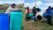 ¡Sin agua en Semana Santa! Comuneros tienen que recoger agua de lluvia para sobrevivir en Juliaca