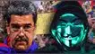 Anonymous arremete en contra de Nicolás Maduro.
