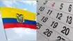 Estos son los feriados obligatorios programados en Ecuador para septiembre de 2024.