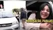 Reportero reclama a mujer por estacionarse en la vereda y ella lo trolea: "¿A qué hora salgo?"