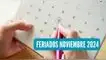 Feriados noviembre 2024