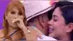 Magaly Medina se conmueve con Pamela Franco por la muerte de su padre.