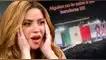 Shakira se vuelve viral al CONFUNFIR la bandera de Perú con la de México en pleno concierto en Lima.