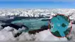 La NASA encuentra una estructura milenaria oculta bajo el glaciar de Alaska.