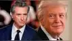 Gavin Newsom lanza DURA AMENAZA a Donald Trump Gavin Newsom y Donald Trump