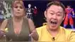 Magaly Medina arremetió contra Kenji Fujimori por su entrevista a Melissa Paredes. Magaly Medina y Kenji Fujimori.