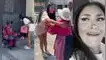 Michelle Soifer SORPRENDE al regalar canastas, pero vendedora ambulante la 'chotea'.
