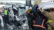 Tragedia en la Panamericana Sur: Choque entre bus y combi deja dos fallecidos y varios heridos en Villa El Salvador.