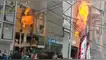 Reportan voraz incendio en el emporio comercial de Gamarra en La Victoria.
