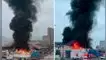 Voraz incendio en plena avenida Colonial genera alarma