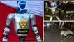 La PNP sorprende con robots que ayudarán en patrullajes, rescates y atención al ciudadano. parada militar