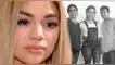 Naldy Saldaña y sus papás
