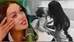 Angie Arizaga se muestra sensible al despedirse de su hijo. Angie Arizaga