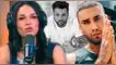 Angie Arizaga se muestra emocionada en podcast. Angie Arizaga