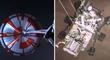 NASA revela el primer video de la llegada del Perseverance a Marte