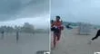 Tormenta Elsa: bañistas se llevaron tremendo susto en playa de Florida [VIDEO]
