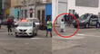 Policía interviene a jóvenes por jugar 'pichanga' y uno de ellos se arrodilla: “Jefe, ya pues” [VIDEO]