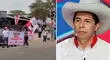 Pedro Castillo: captan a ciudadanos de Piura recibiendo al presidente con la canción “Las Torres" [VIDEO]