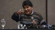 Evo Morales responde a quienes le dicen que come con dinero del Perú: "Hemos pagado la cena"