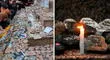 Argentinos dejan una piedra en memoria de sus familiares y amigos muertos en pandemia