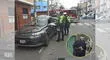 Lince: Tres heridos dejó el choque de un auto contra un furgón y una vivienda [VIDEO]
