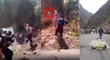 Áncash: manifestantes atacan con piedras a trabajadores de Antamina