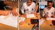 Paolo Guerrero, un papá amoroso: realiza las tareas con su hijo en Alemania [VIDEO]