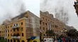 Cercado de Lima: reportan incendio en el Club de la Unión frente a Plaza de Armas