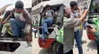 Huarochirí: Chofer se escapó por la ventana de su carro para no ser intervenido por la PNP [VIDEO]