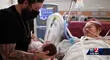 Madre conoce a su bebé tres meses después de ser hospitalizada por el COVID-19