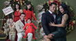 Pamela Franco luce maternal con los hijos de Christian y posan junto en fotos navideñas [FOTOS]