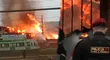 VES: Incendio de grandes proporciones se registra en la zona del parque industrial