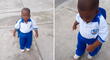 Yanfry: el niño que camina como un hombre adulto conquista TikTok por su modo de andar [VIDEO]