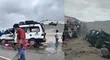 Arequipa: violento choque en la Panamericana Sur deja varios heridos por la vía de Lomas