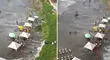 ¡De locos! Pareja se dio "sí" en pleno tsunami en Chancay y escena se vuelve viral en TikTok
