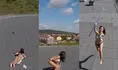 YouTube: dron capta a mujer en topless y desata su furia (VIDEO)