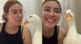 ¿Has visto sonreír a un pato? Mujer logra lo impensable con su mascota y causa furor en Tik Tok