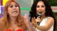 Magaly Medina lanza GRAVE INSULTO a Janet Barboza tras decirle que se copia de su programa: "B#$% de acequia"