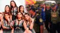 Corazón Serrano llegó FUERTEMENTE resguardada por la PNP a concierto y usuarios REACCIONAN: "Más de 20 policías"